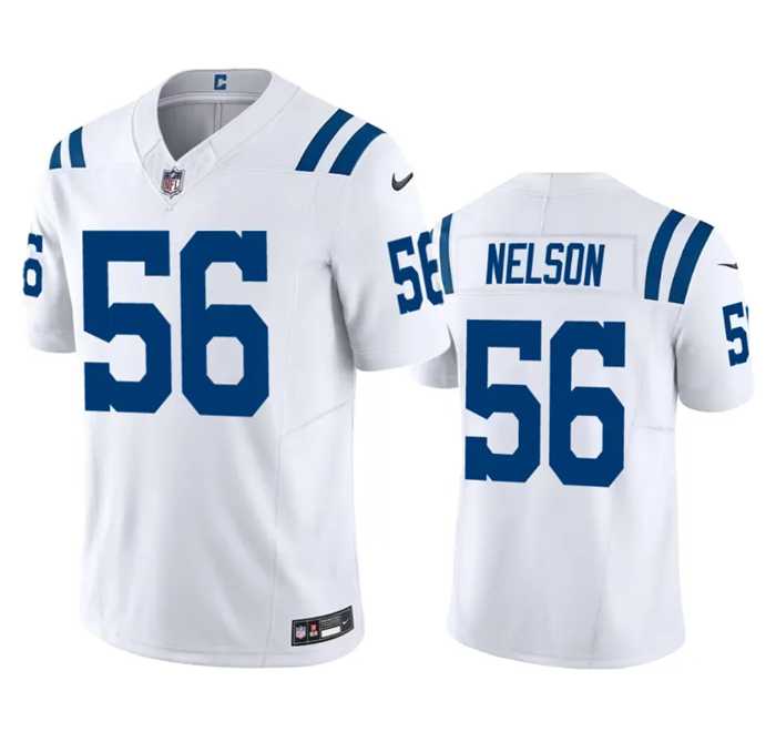 Men & Women & Youth Indianapolis Colts #56 Quenton Nelson White 2023 F.U.S.E Vapor Untouchable Stitched Football Jersey